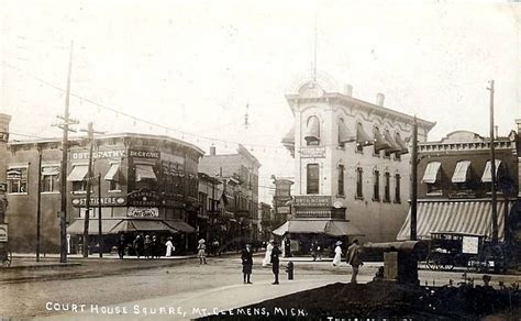 1909 in Downtown Mount Clemens, Michigan | Mount clemens, Detroit history, Pure michigan