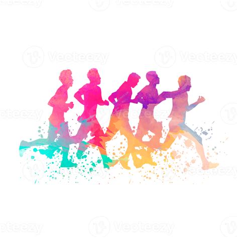 Running silhouettes PNG,Trail running,marathon runner,jogging,Outdoor sports,Exercise fitness ...