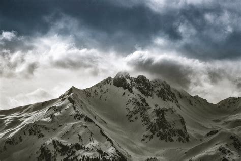 Snow Covered Mountain during Sunrise · Free Stock Photo