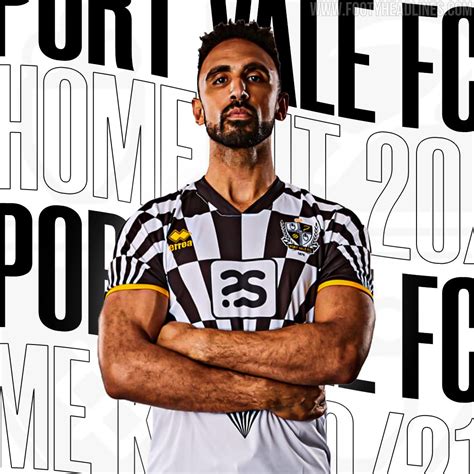 Stunning Port Vale 20-21 Home & Goalkeeper Kits Released - Design Input ...