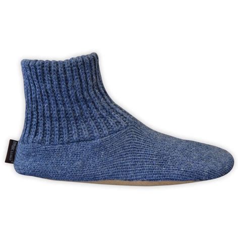 Muk Luks Men's Ragg Wool Slipper Socks with Leather Sole - 13841553 ...