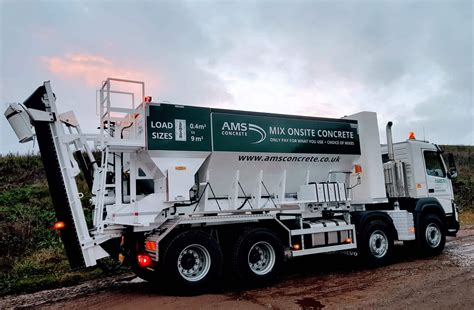 Mix Onsite Concrete Services | Volumetric Mixer Trucks | AMS Concrete