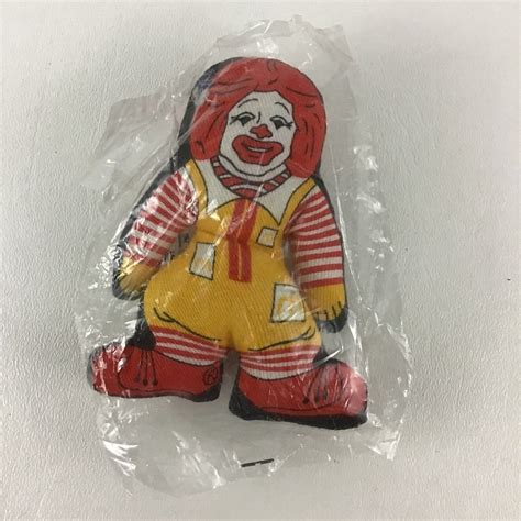 Ronald Mcdonald 4 Plush Stuffed Doll Toy Ornament Clown Vintage New ...