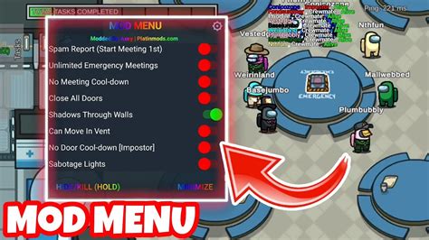 Among US | MOD MENU by Platinmods | BEST MEGA MENU!! +NEW FEATURES ...