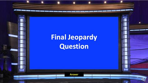 Jeopardy Game - Etsy