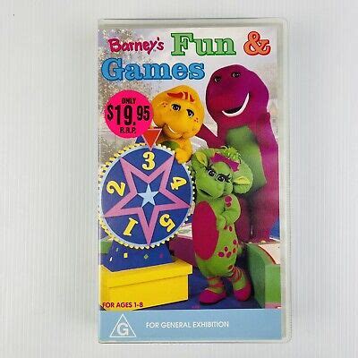 BARNEY'S FUN AND Games vhs £4.99 - PicClick UK