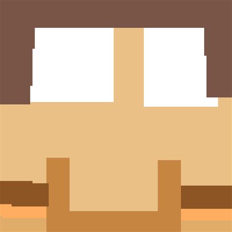 Herobrine Face Pixel Art