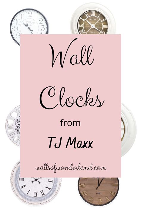 Tuesday's TJ Maxx Finds: Wall Clocks | Large wall clock decor, Bathroom ...