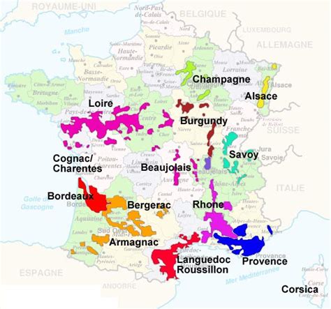 Wine map of France: discover the wine regions of France