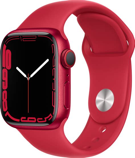 Best Buy: Apple Watch Series 7 (GPS + Cellular) 41mm (PRODUCT)RED ...