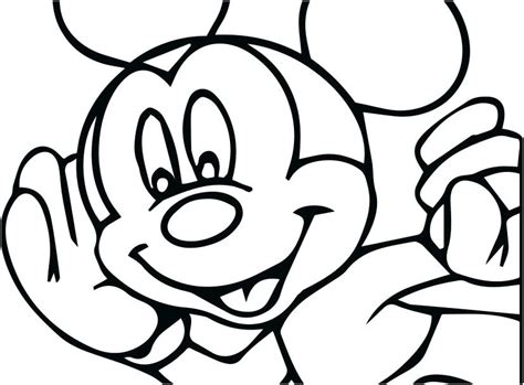 Mickey Mouse Head Coloring Pages at GetColorings.com | Free printable colorings pages to print ...