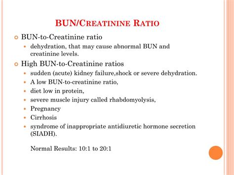 Elevated creatinine normal bun - sekaatom