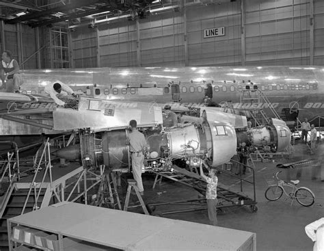 First 707 Engine Installation | Boeing 707, Boeing aircraft, Aircraft ...