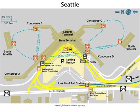 Seattle Airport Terminal Map Pdf - Image to u