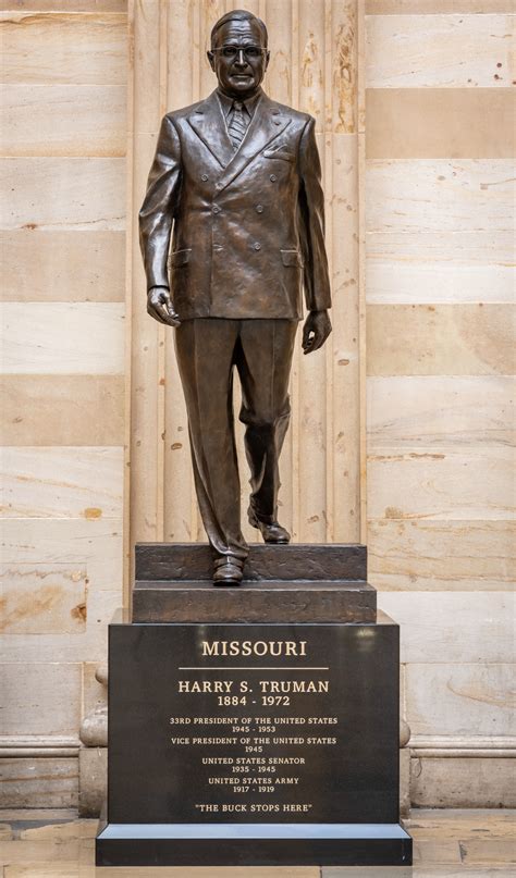 Harry S. Truman Statue, U.S. Capitol for Missouri | AOC