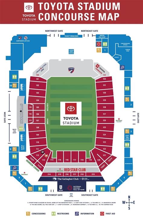 toyota stadium seating chart frisco - Keski