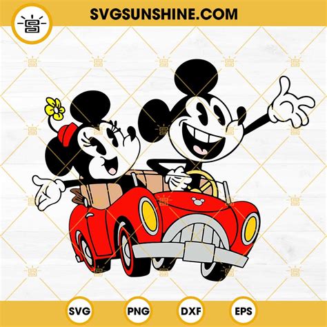 Nothing Can Stop Us Now Mickey SVG, Mickey And Minnie Ride SVG, Disneyland SVG PNG DXF EPS