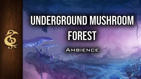 Underground Mushroom Forest | Underdark Ambience | 1 Hour #dnd - YouTube