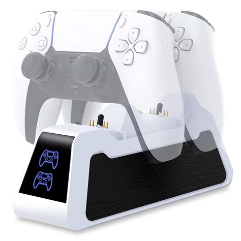 Buy PS5 Controller Charger, Playstation 5 Charging Station with LED ...