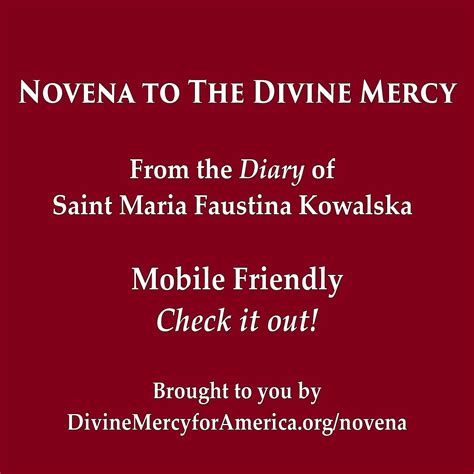 Novena to The Divine Mercy - Divine Mercy