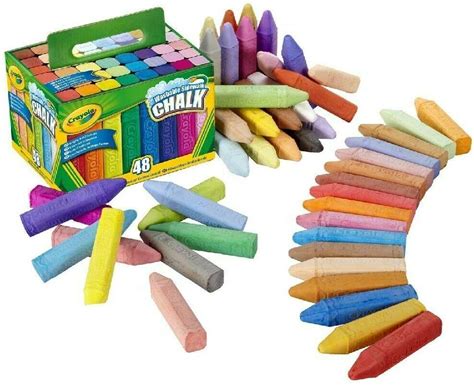 Crayola Sidewalk Chalk Washable - 48 Pack