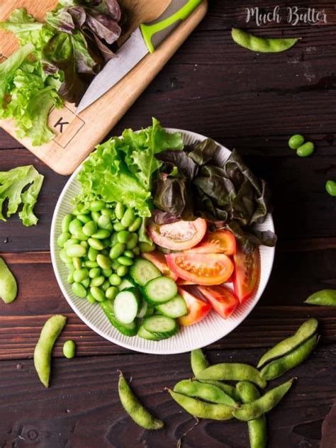 Edamame Salad as An Asian Inspired Salad - Much Butter