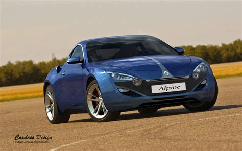 Renault Alpine Concept Front by Cardess on DeviantArt