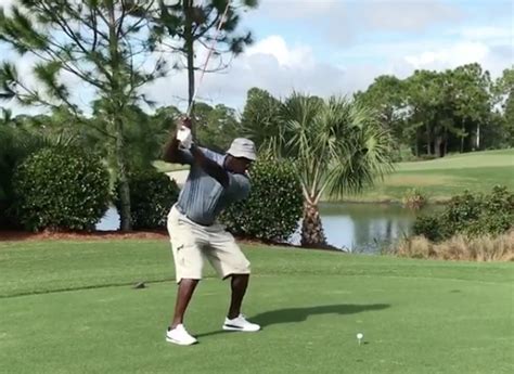 Michael Jordan Demonstrates The Art Of The Golf Swing - Air Jordans ...