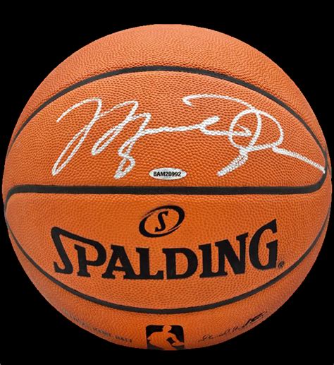 Michael Jordan Autographed Basketball - The Autograph Source