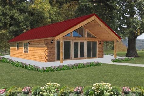 Log Cabin Landscaping Ideas - Landscaping Designs For Log Cabins