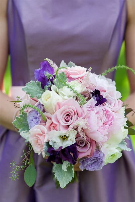 Pink and Purple Rose Bouquet