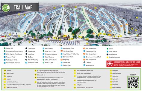 Peek'n Peak Trail Map