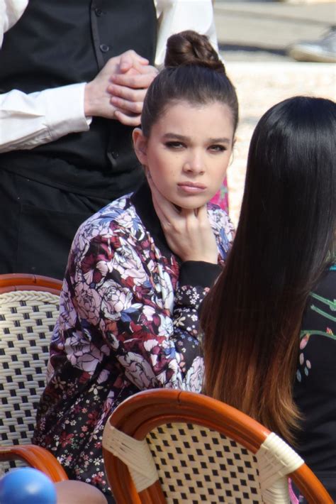 Hailee Steinfeld - Filming 'Pitch Perfect 3' in Atlanta 2/14/ 2017 • CelebMafia