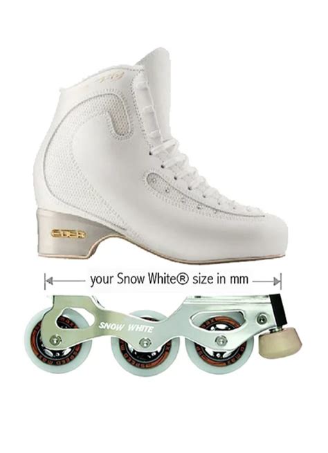 SNOW WHITE Artistic Inline Figure Skates Frame System | Esta Canada