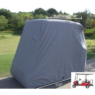 Formosa Covers Deluxe 4 Passenger Golf Cart Cover roof 80"L Grey, Fits ...