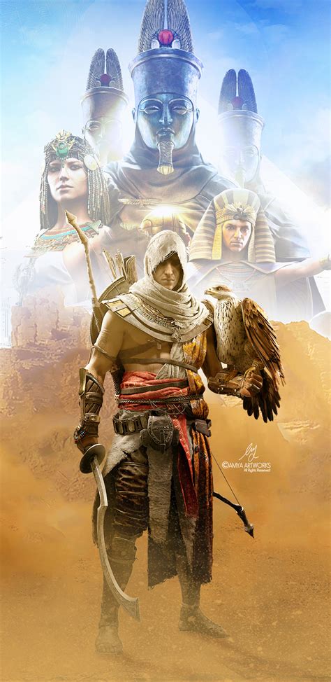 1440x2960 4k Assassins Creed Origins Samsung Galaxy Note 9,8, S9,S8,S8+ QHD HD 4k Wallpapers ...