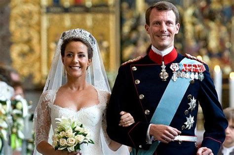 Princess Marie at her wedding with Prince Joachim of Denmark. Denmark ...