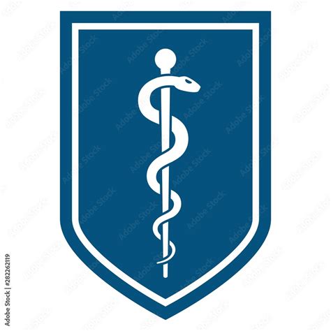 Rod Of Asclepius Medical Symbol