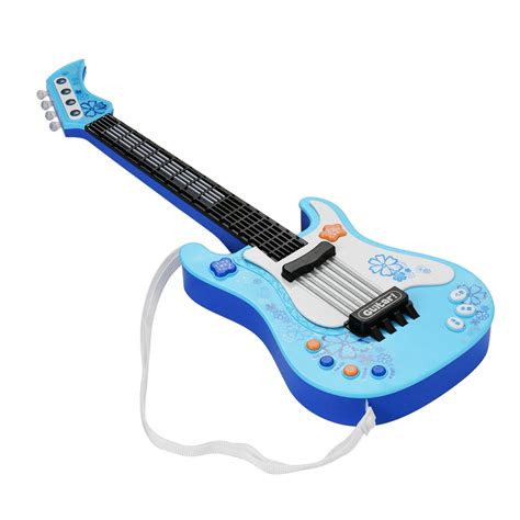 Kids Little Guitar with Rhythm Lights and Sounds Fun Educational Musical Instruments Electric ...