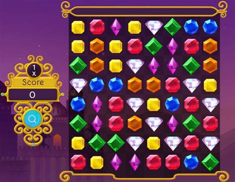 Jewel Shuffle Free Online Game - Play Full Screen and No Download Now