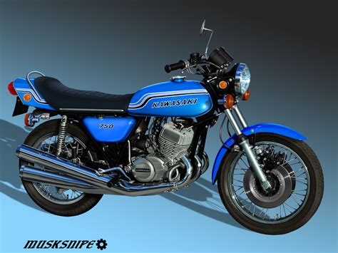 1972 Kawasaki H2 750 Mach IV (The Widowmaker) by musksnipe on DeviantArt