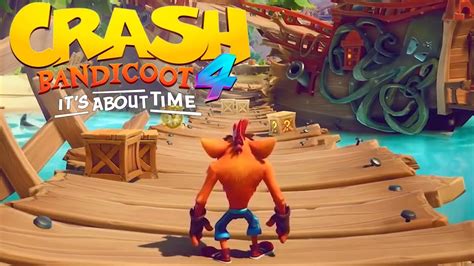 Crash Bandicoot 4: It's About Time - New Gameplay Pirate Beach - YouTube