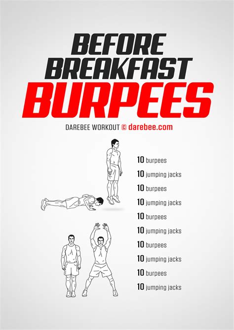 Before Breakfast Burpees Workout