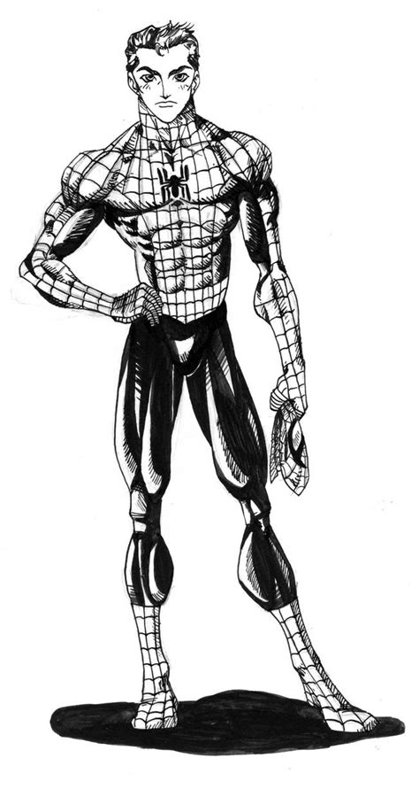 Spider-Man unmasked by osenperilla on DeviantArt