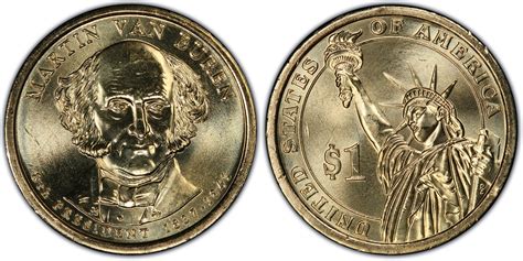 2008-P $1 Martin Van Buren Position A (Regular Strike) Presidential Dollars - PCGS CoinFacts