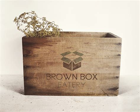 Brown Box Eatery Logo Development on Behance