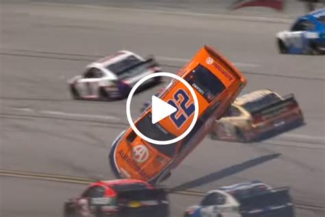 Joey Logano's Wild Crash at Talladega Led to Important NASCAR Rule ...