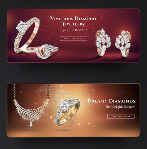 Jewellery Store website header images :: Behance