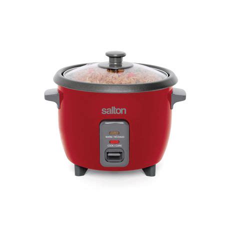 Salton Automatic Rice Cooker & Steamer 6 Cup, RC1653, Red | Walmart Canada