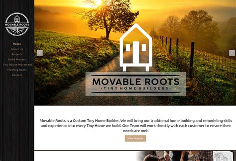 Movable Roots Tiny Homes Web Design by Harvest Web Design in Melbourne FL